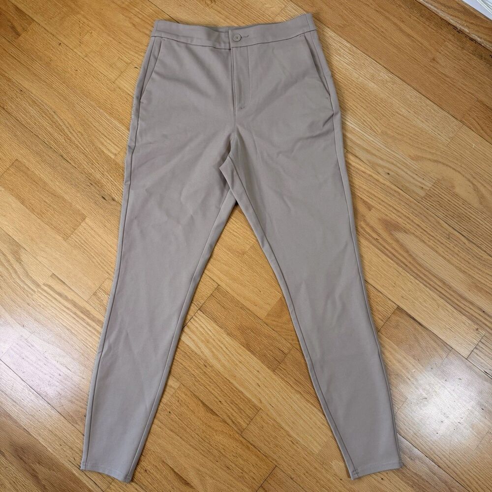 BYLT Women's Everyday Pant Dune M EUC Quiet Luxury Minimalist Athleisure Capsule